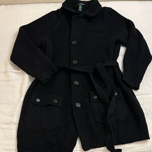 Ralph Lauren Black cardigan Sweater